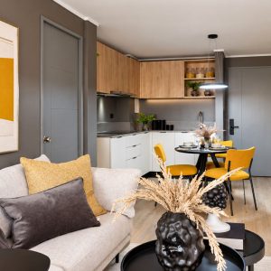 Venta Departamento Nuevo / 1 Dormitorio + 1 Baño / Barrio Dieciocho – Santiago Centro full